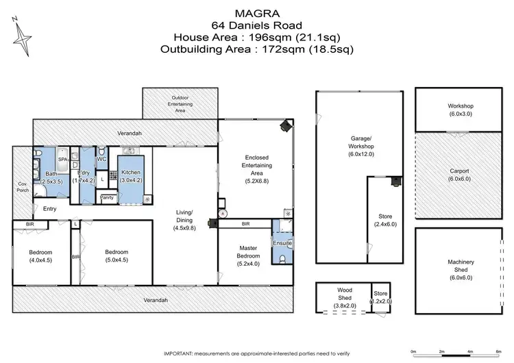 Floorplan of Homely house listing, 64 Daniels Road, Magra TAS 7140
