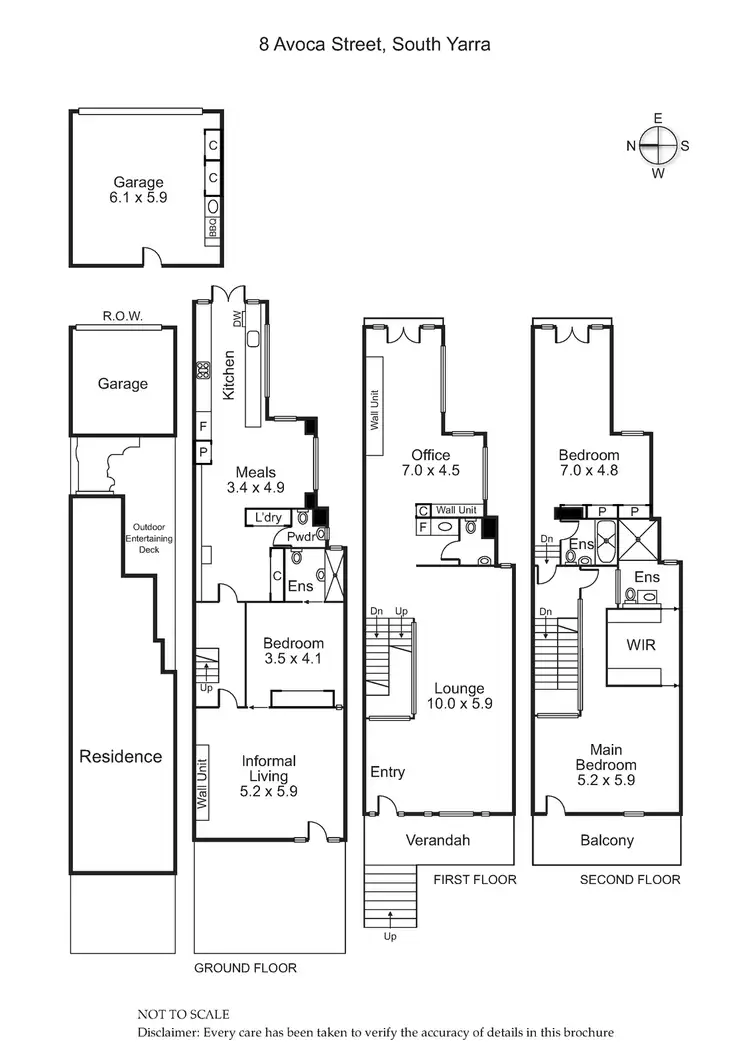 Floorplan of Homely house listing, 8 Avoca Street, South Yarra VIC 3141