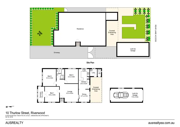 Floorplan of Homely house listing, 10 Thurlow Street, Riverwood NSW 2210