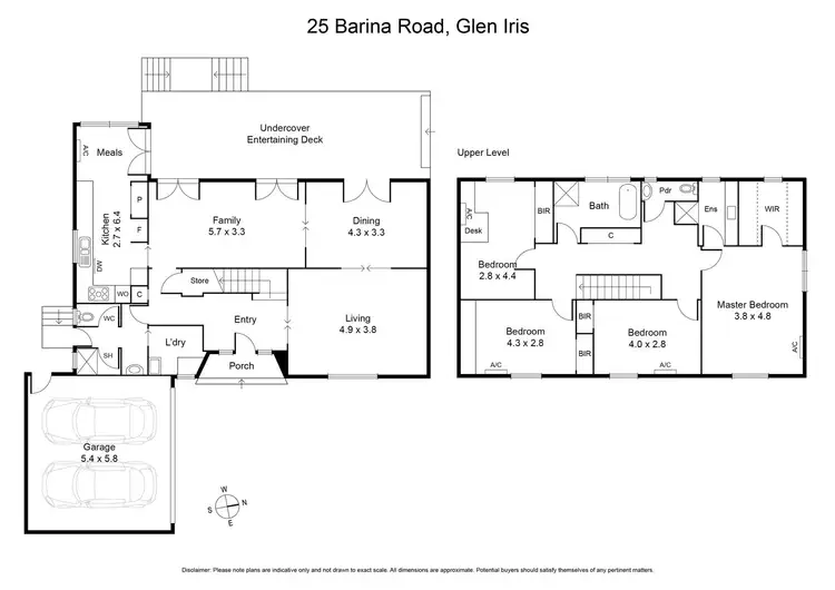 Floorplan of Homely house listing, 25 Barina Road, Glen Iris VIC 3146