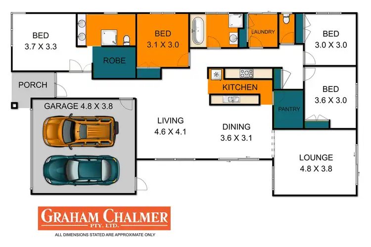 Floorplan of Homely house listing, 84 Hobson Street, Stratford VIC 3862