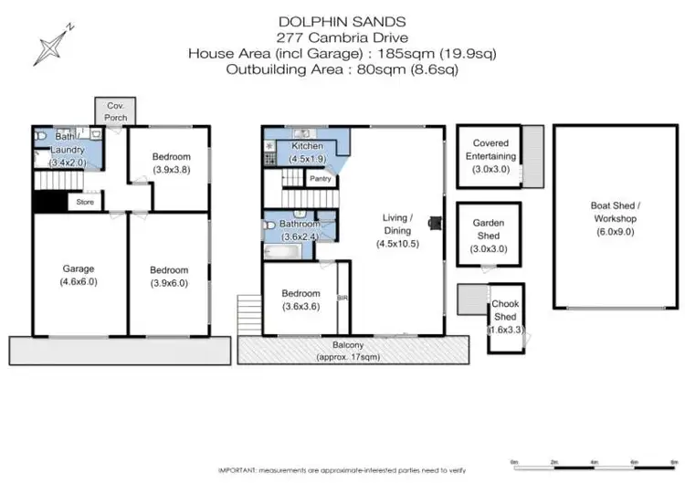 Floorplan of Homely house listing, 277 Cambria Drive, Dolphin Sands TAS 7190