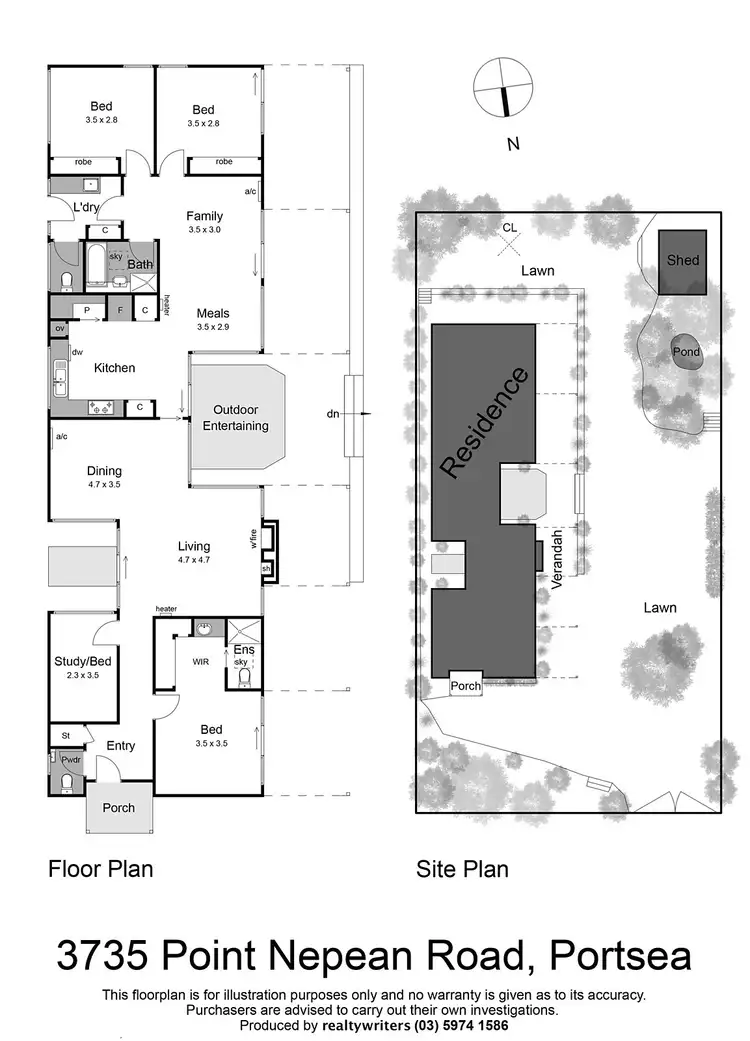Floorplan of Homely house listing, 3735 Point Nepean Road, Portsea VIC 3944