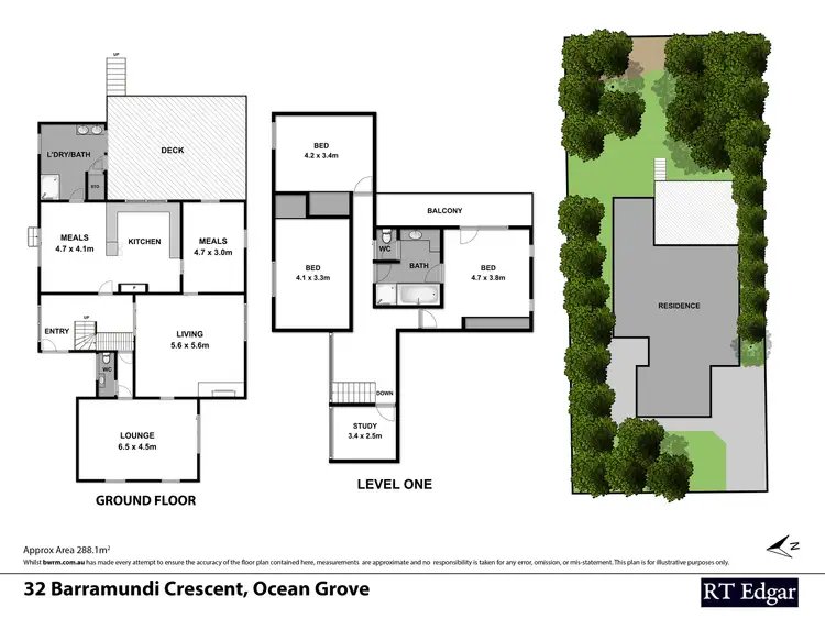 Floorplan of Homely house listing, 32 Barramundi Crescent, Ocean Grove VIC 3226
