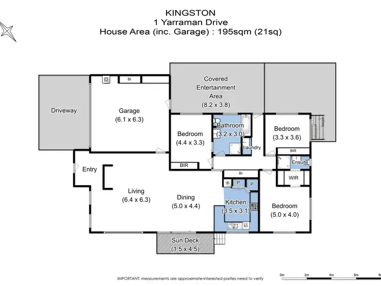 Floorplan of Homely house listing, 1 Yarraman Drive, Kingston TAS 7050