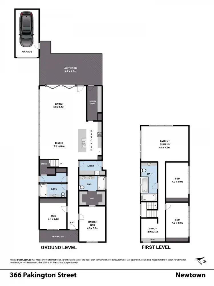Floorplan of Homely house listing, 366 Pakington Street, Newtown VIC 3220