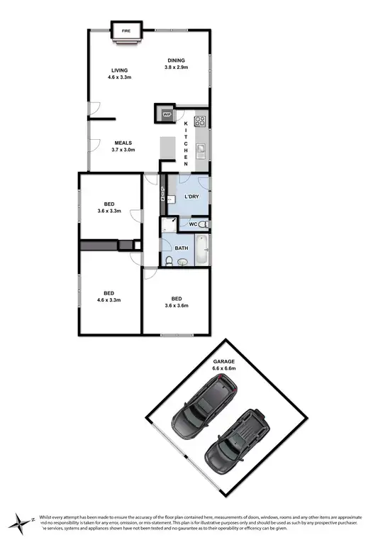 Floorplan of Homely house listing, 23 Barrabool Road, Belmont VIC 3216