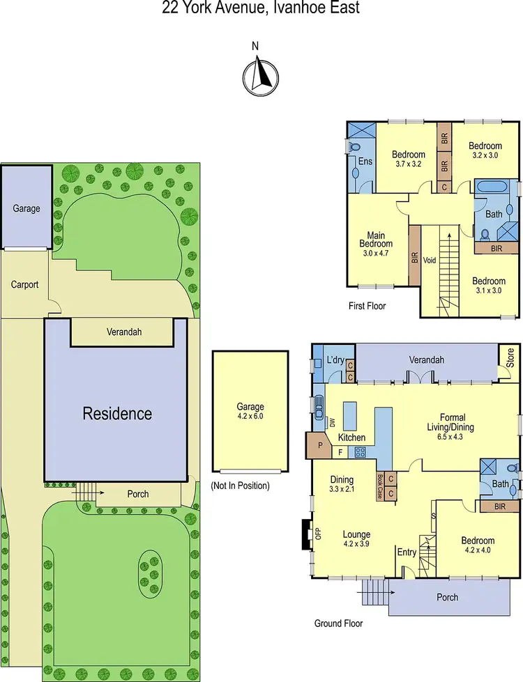 Floorplan of Homely house listing, 22 York Avenue, Ivanhoe East VIC 3079