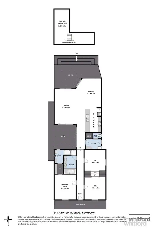 Floorplan of Homely house listing, 51 Fairview Avenue, Newtown VIC 3220