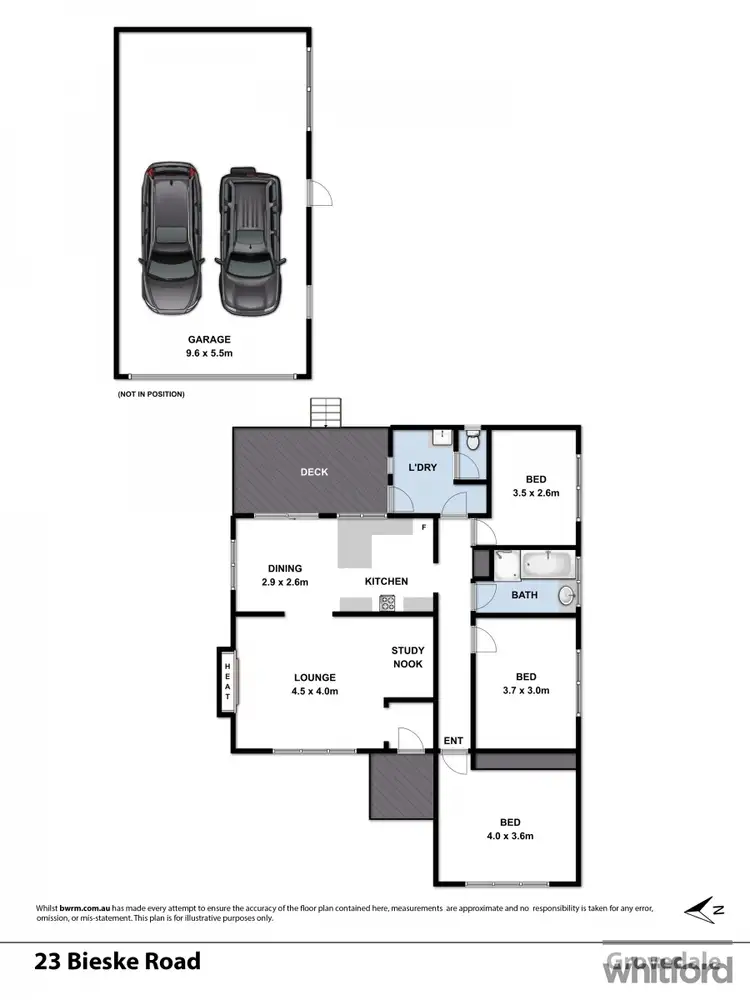 Floorplan of Homely house listing, 23 Bieske Road, Grovedale VIC 3216