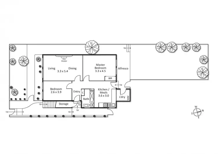 Floorplan of Homely apartment listing, 1/12 Charles Street, St Kilda VIC 3182