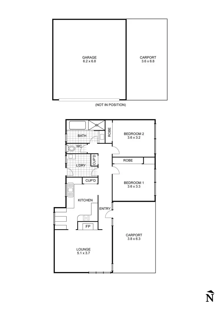Floorplan of Homely house listing, 67 Ferguson Street, Broadford VIC 3658