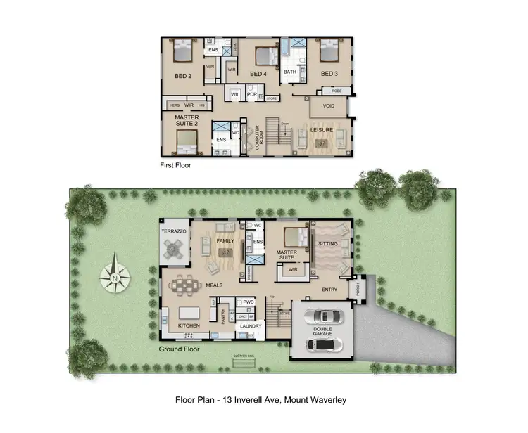 Floorplan of Homely house listing, 13 Inverell Avenue, Mount Waverley VIC 3149