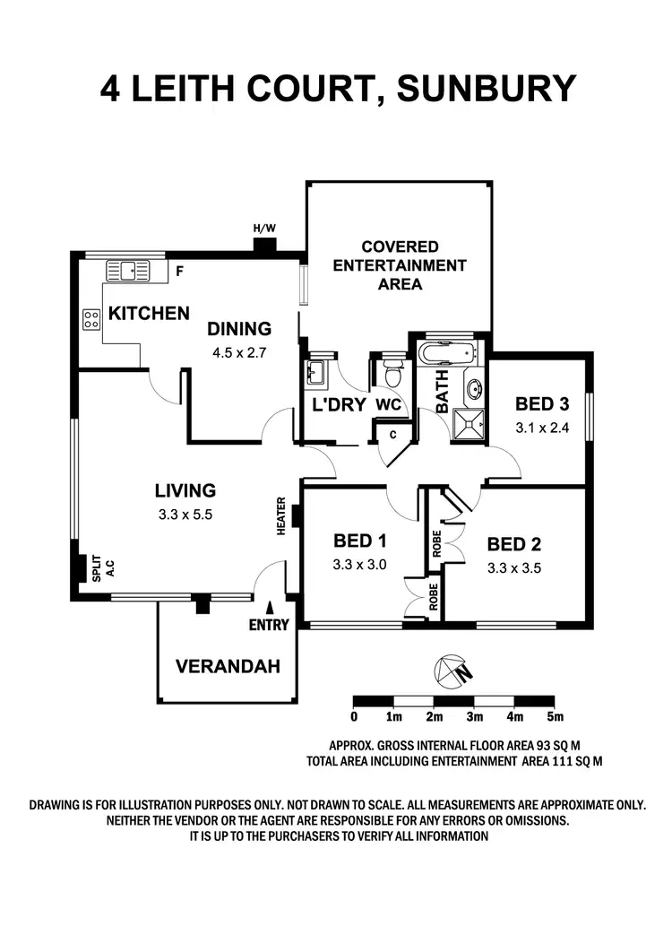 Floorplan of Homely house listing, 4 Leith Court, Sunbury VIC 3429