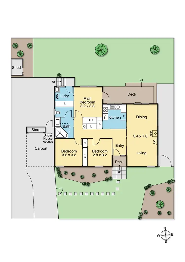 Floorplan of Homely house listing, 23 Heather Grove, Nunawading VIC 3131