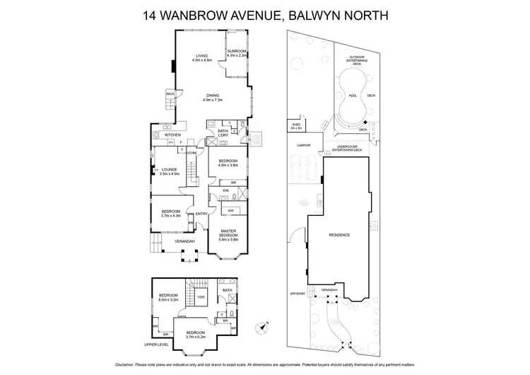 Floorplan of Homely house listing, 14 Wanbrow Avenue, Balwyn North VIC 3104