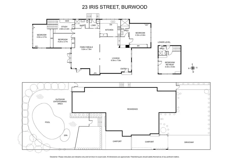 Floorplan of Homely house listing, 23 Iris Street, Burwood VIC 3125