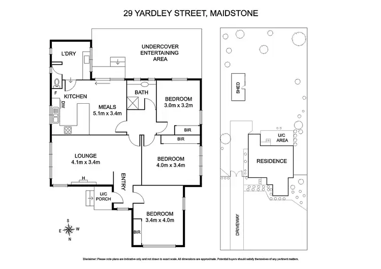 Floorplan of Homely house listing, 29 Yardley Street, Maidstone VIC 3012