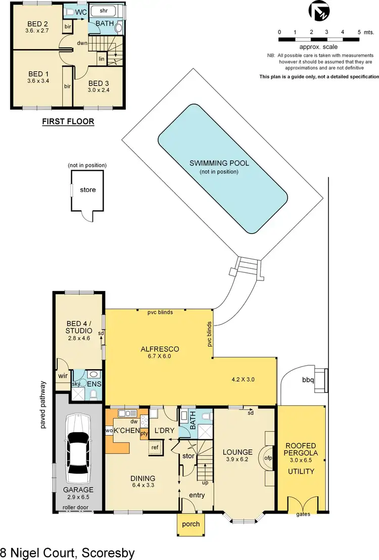 Floorplan of Homely house listing, 8 Nigel Court, Scoresby VIC 3179