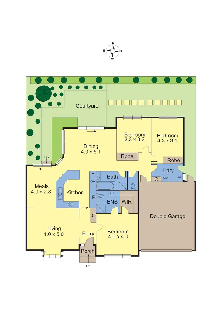 Floorplan of Homely villa listing, 3/23 Laburnum Street, Blackburn VIC 3130
