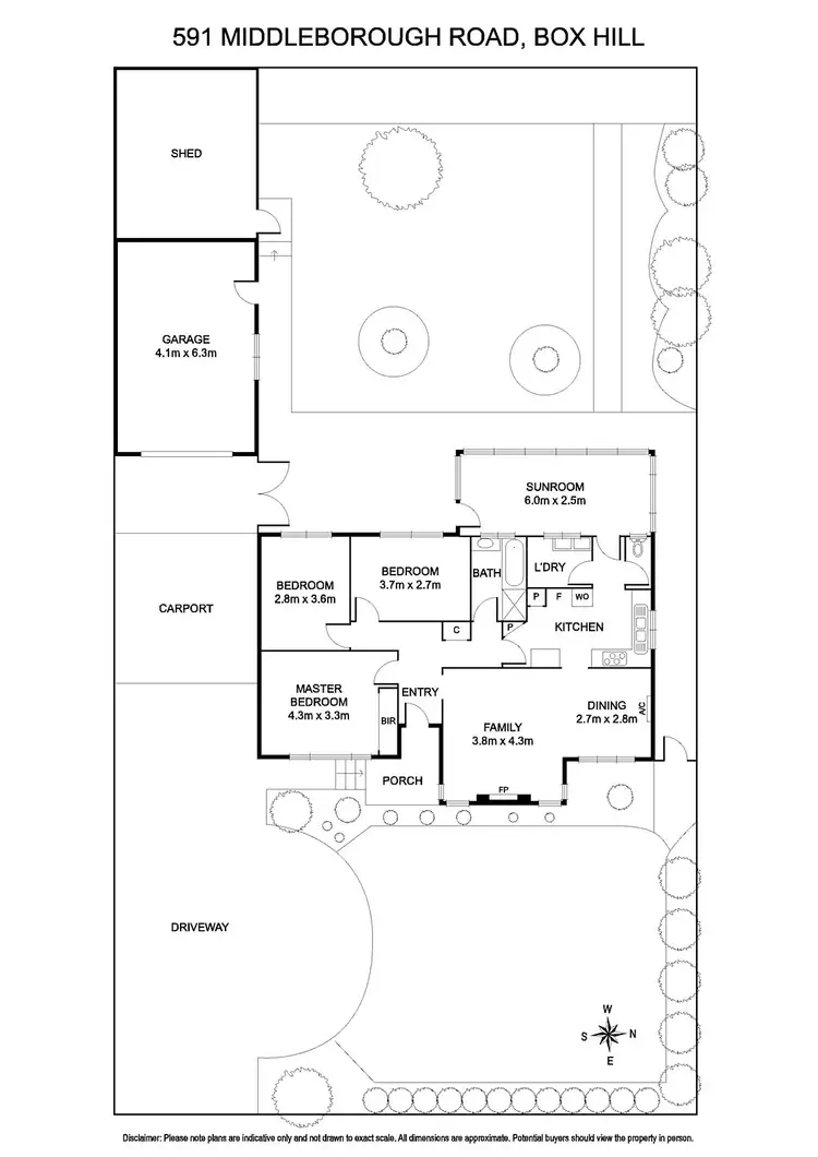 Floorplan of Homely house listing, 591 Middleborough Road, Box Hill North VIC 3129