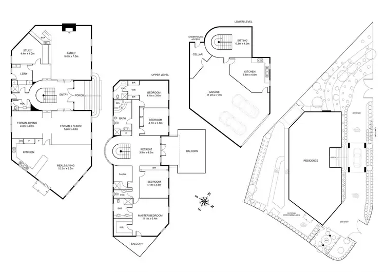 Floorplan of Homely house listing, 7 Robb Close, Bulleen VIC 3105