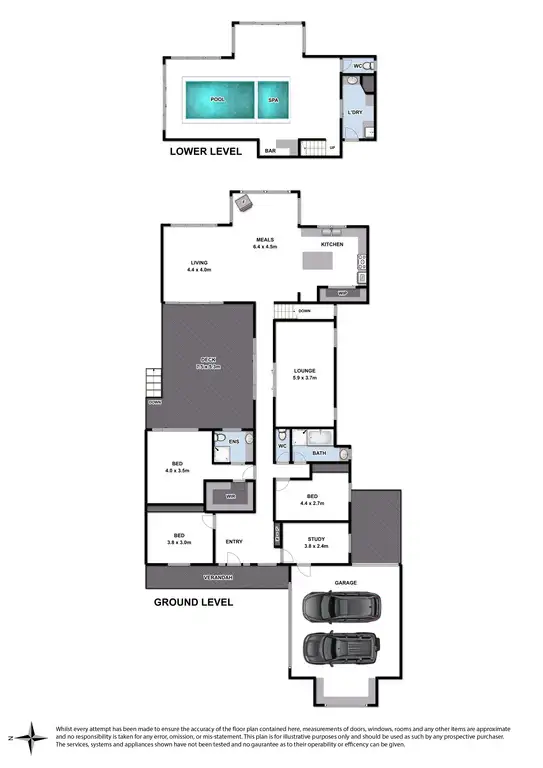 Floorplan of Homely house listing, 61 Wandana Drive, Wandana Heights VIC 3216