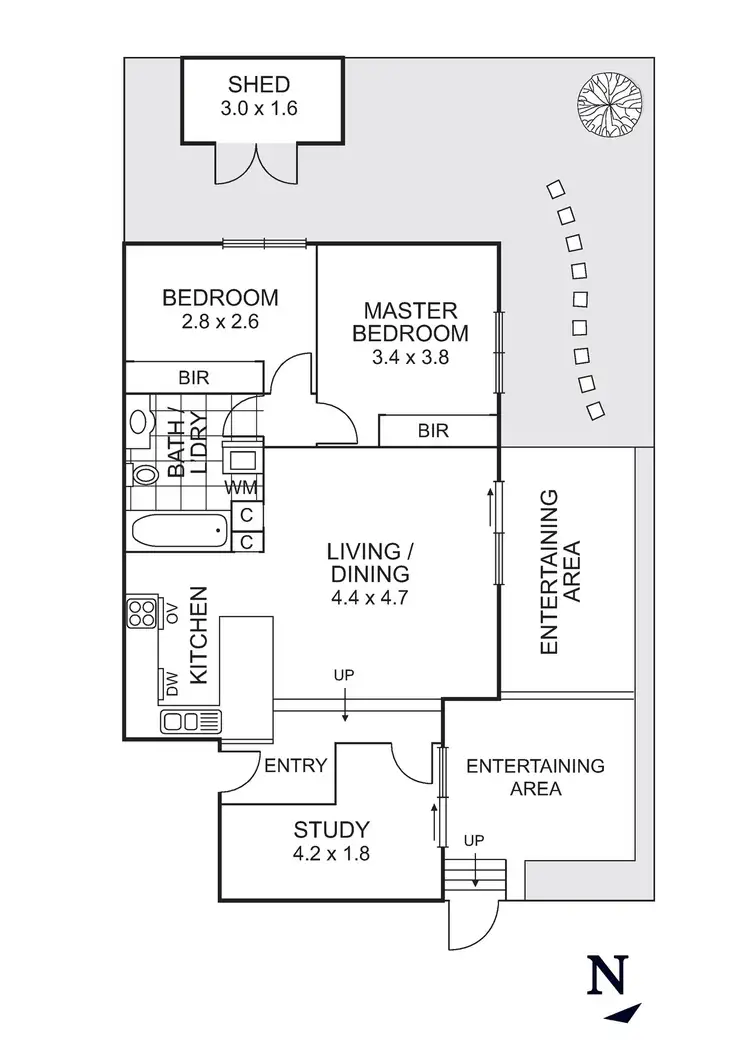 Floorplan of Homely unit listing, 2/13 Oxford Street, Box Hill VIC 3128