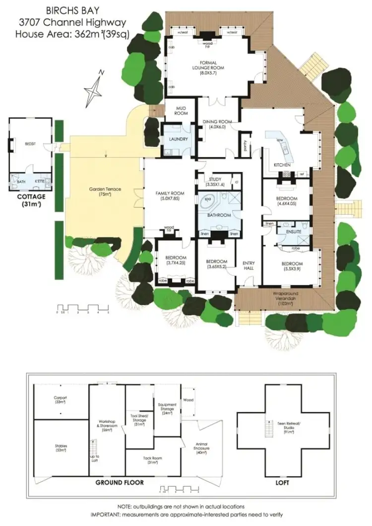 Floorplan of Homely house listing, 3707 Channel Highway, Birchs Bay TAS 7162