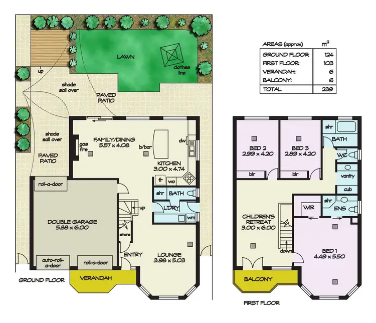 Floorplan of Homely house listing, 63 Shearwater Drive, Mawson Lakes SA 5095