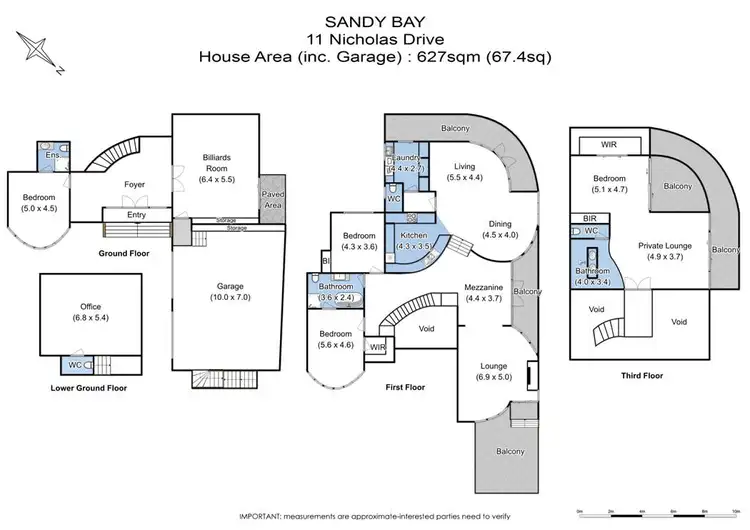 Floorplan of Homely house listing, 11 Nicholas Drive, Sandy Bay TAS 7005