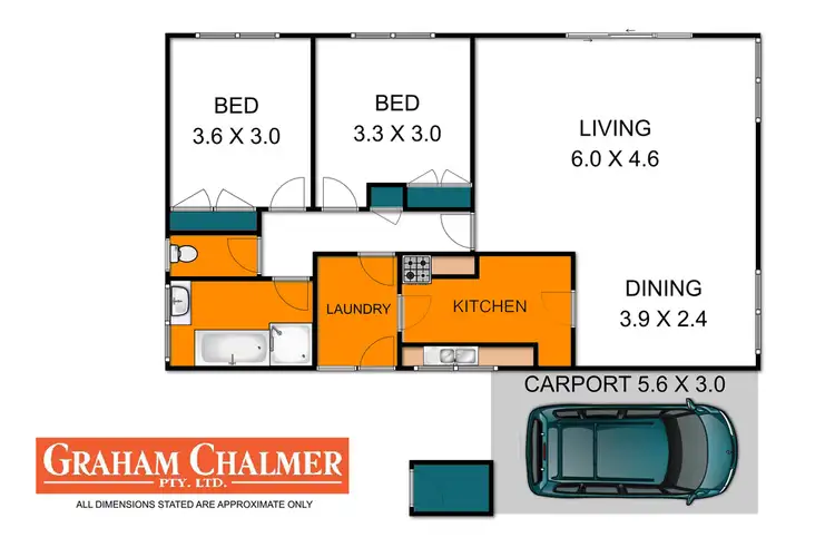 Floorplan of Homely townhouse listing, 4/427 York Street, Sale VIC 3850