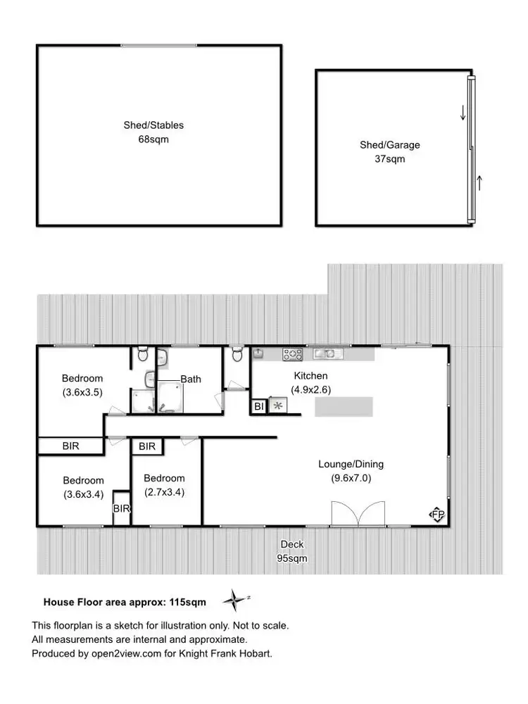 Floorplan of Homely house listing, 8 Wards Court, Middleton TAS 7163