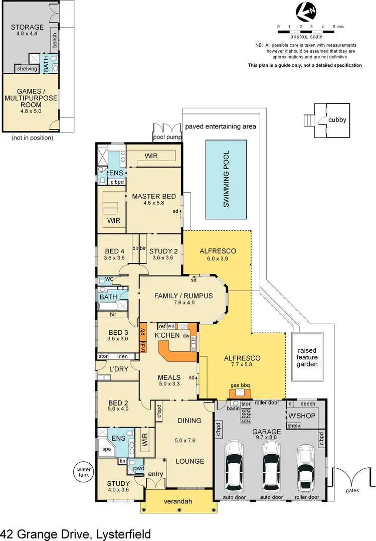 Floorplan of Homely house listing, 42 Grange Drive, Lysterfield VIC 3156