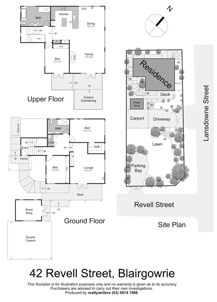 Floorplan of Homely house listing, 42 Revell Street, Blairgowrie VIC 3942