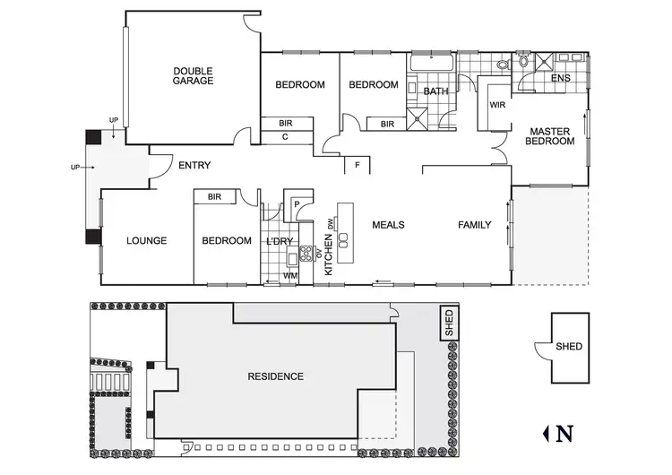 Floorplan of Homely house listing, 16 Tallawong Drive, Doreen VIC 3754