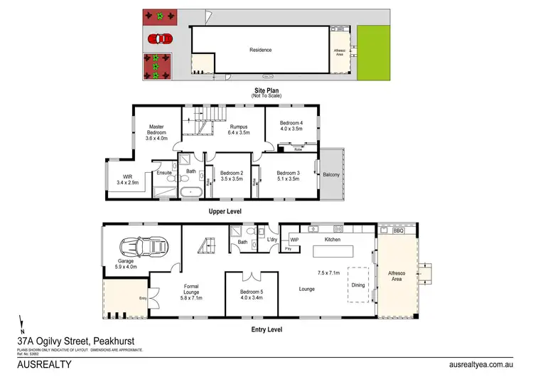 Floorplan of Homely house listing, 37 Ogilvy Street, Peakhurst NSW 2210