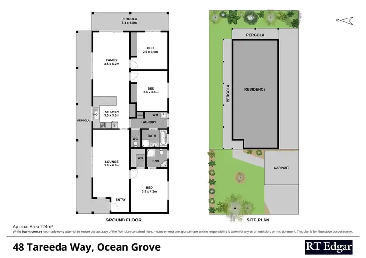 Floorplan of Homely house listing, 48 Tareeda Way, Ocean Grove VIC 3226