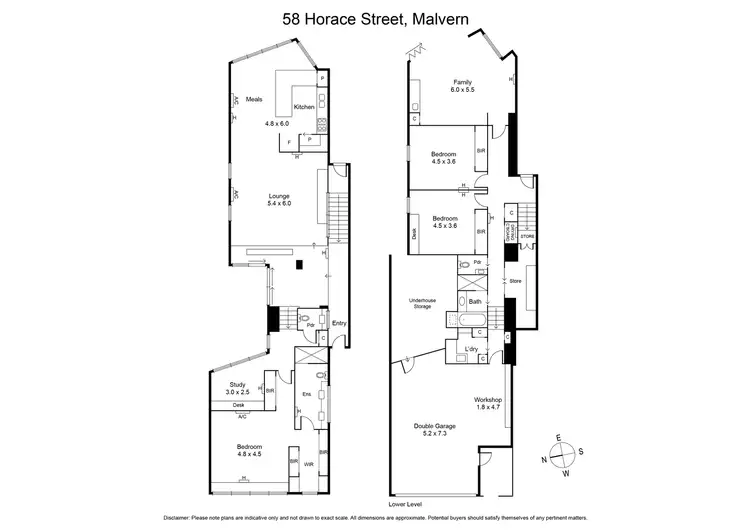 Floorplan of Homely house listing, 58 Horace Street, Malvern VIC 3144