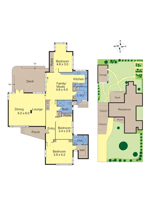 Floorplan of Homely house listing, 1 Jolie Grove, Box Hill VIC 3128