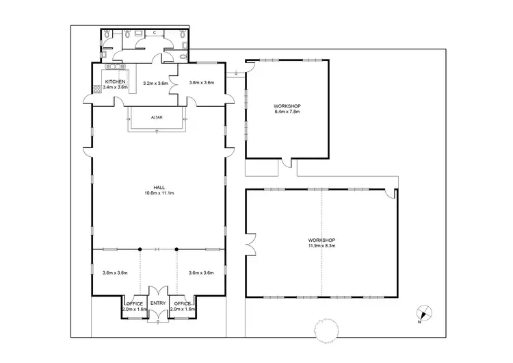 Floorplan of Homely other listing, 80 Ross Street, Port Melbourne VIC 3207