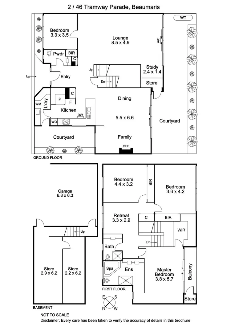 Floorplan of Homely house listing, 2/46 Tramway Parade, Beaumaris VIC 3193