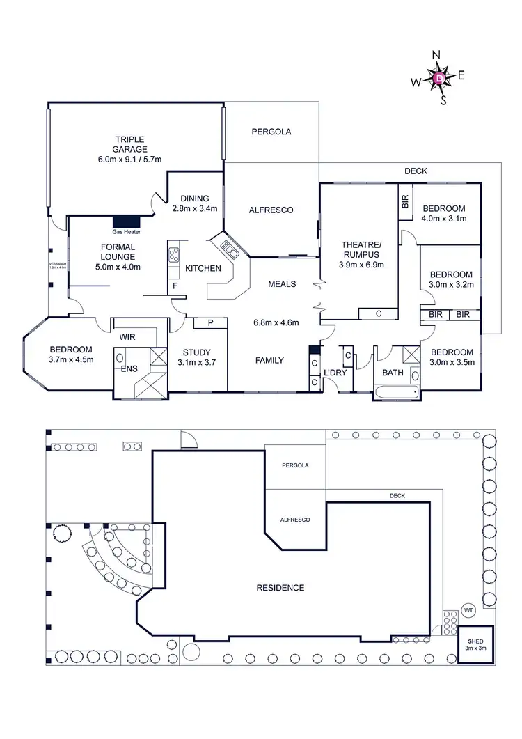 Floorplan of Homely house listing, 10 Williamson Close, Mordialloc VIC 3195
