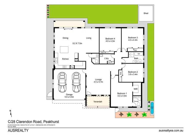 Floorplan of Homely house listing, 28C Clarendon Road, Peakhurst NSW 2210