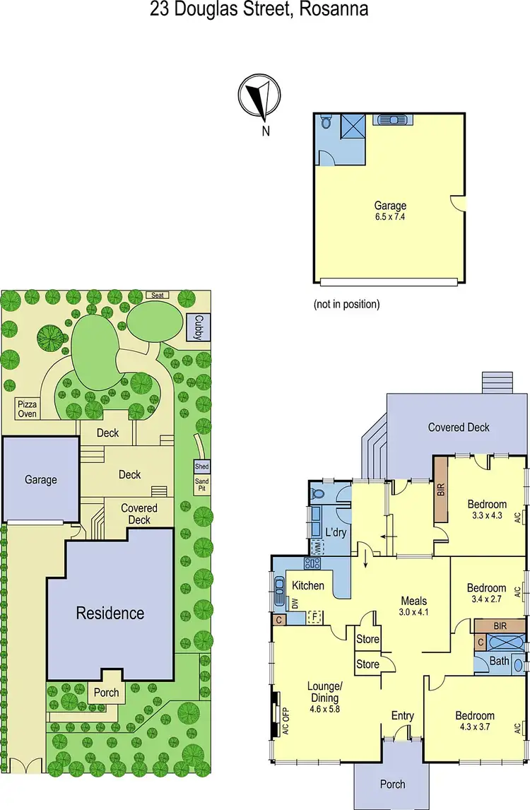 Floorplan of Homely house listing, 23 Douglas Street, Rosanna VIC 3084