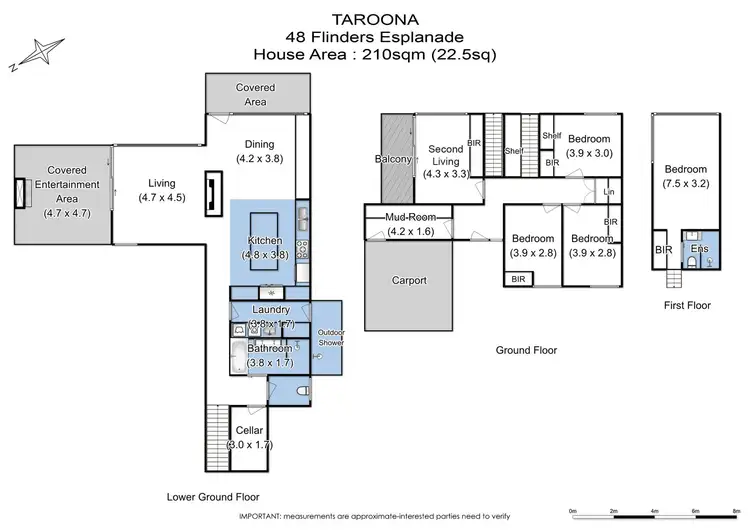 Floorplan of Homely house listing, 48 Flinders Esplanade, Taroona TAS 7053