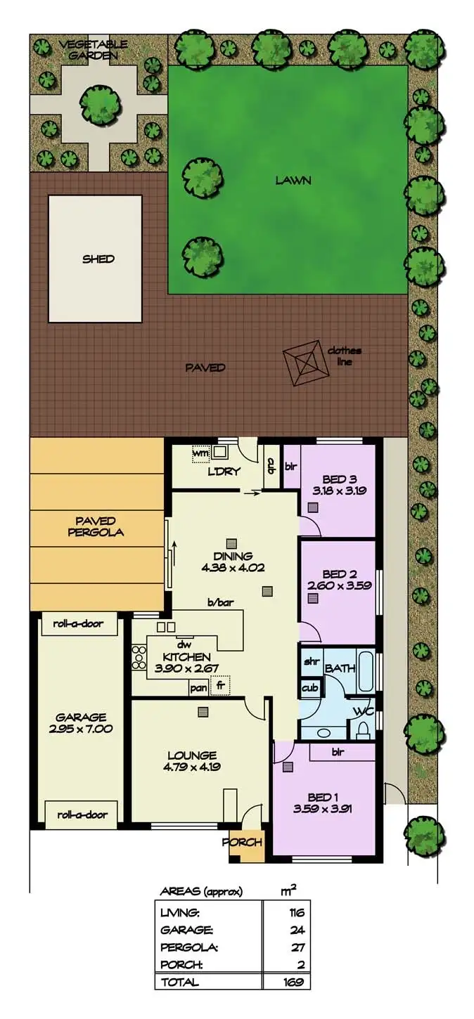 Floorplan of Homely house listing, 7 First Fleet Court, Wynn Vale SA 5127