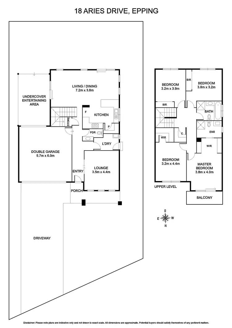 Floorplan of Homely house listing, 18 Aries Drive, Epping VIC 3076