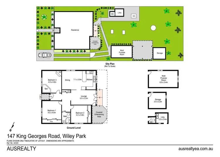 Floorplan of Homely house listing, 147 King Georges Road, Wiley Park NSW 2195