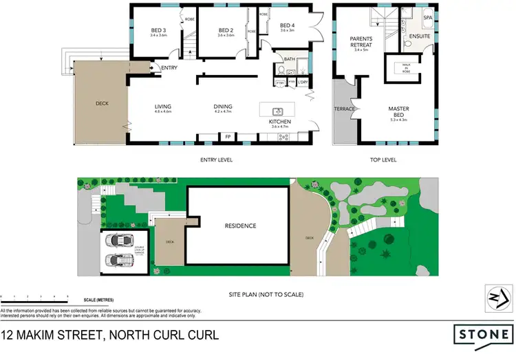 Floorplan of Homely house listing, 12 Makim Street, North Curl Curl NSW 2099